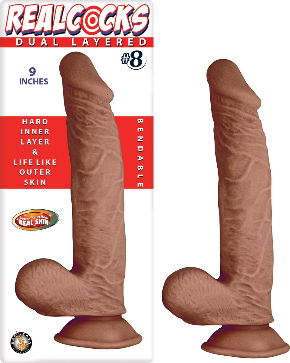 REALCOCKS DUAL LAYERED #8-BROWN