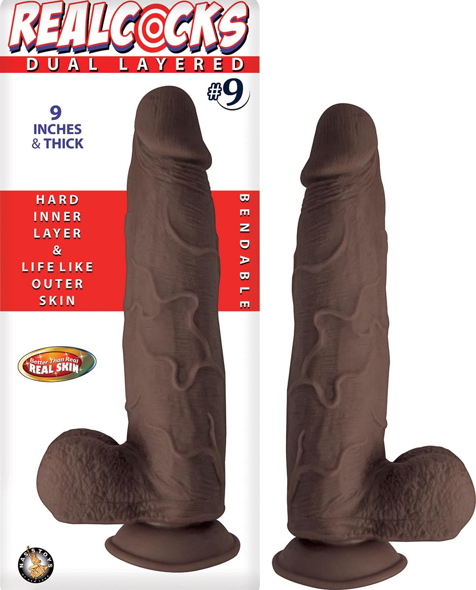 REALCOCKS DUAL LAYERED #9-DARK BROWN