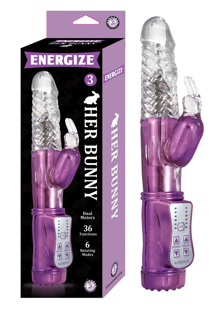 ENERGIZE HER BUNNY 3-PURPLE