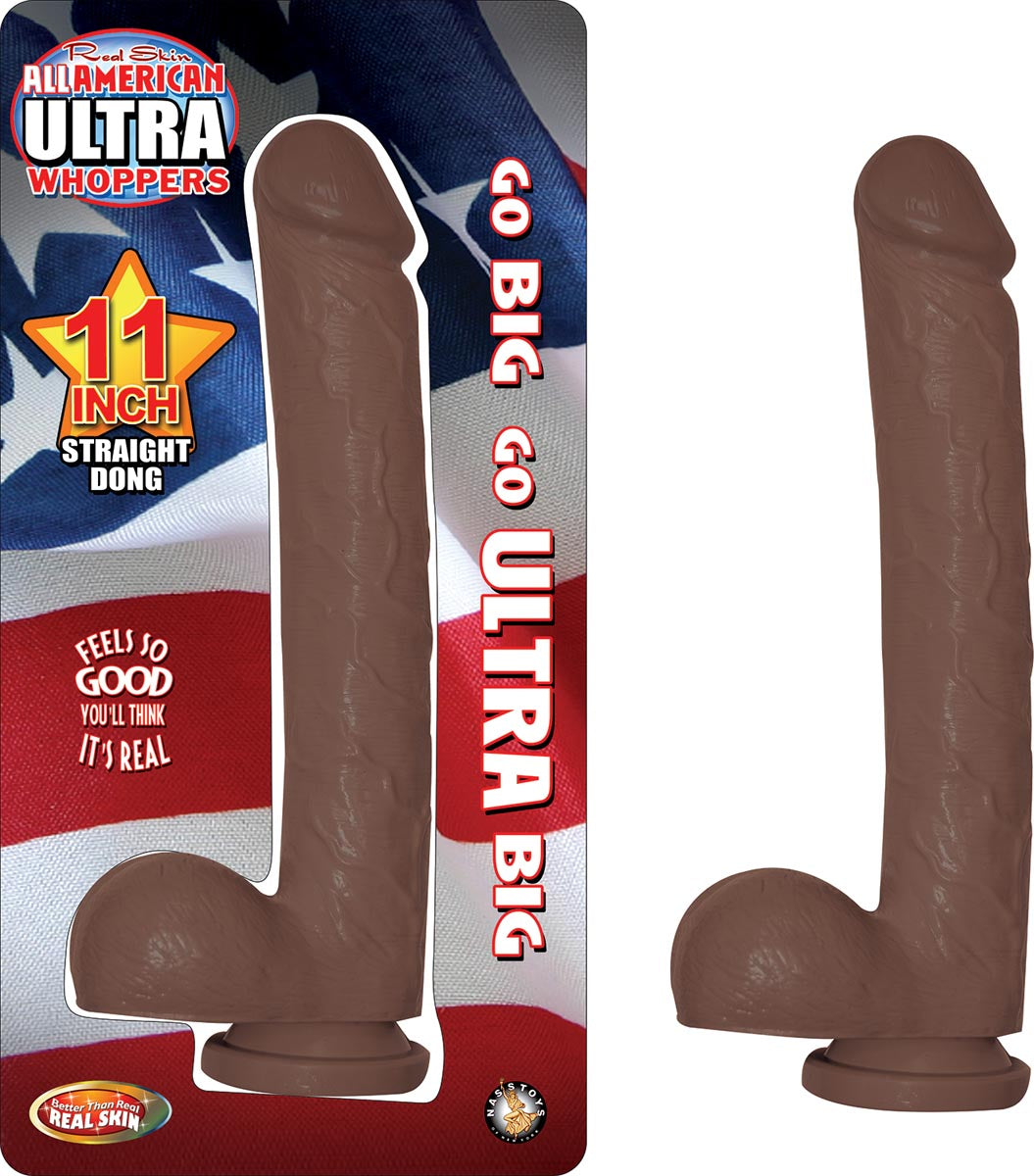 ALL AMERICAN ULTRA WHOPPERS 11" STRAIGHT DONG-BROWN