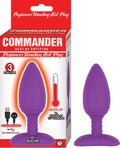 COMMANDER BEGINNER'S VIBRATING HOT PLUG-PURPLE