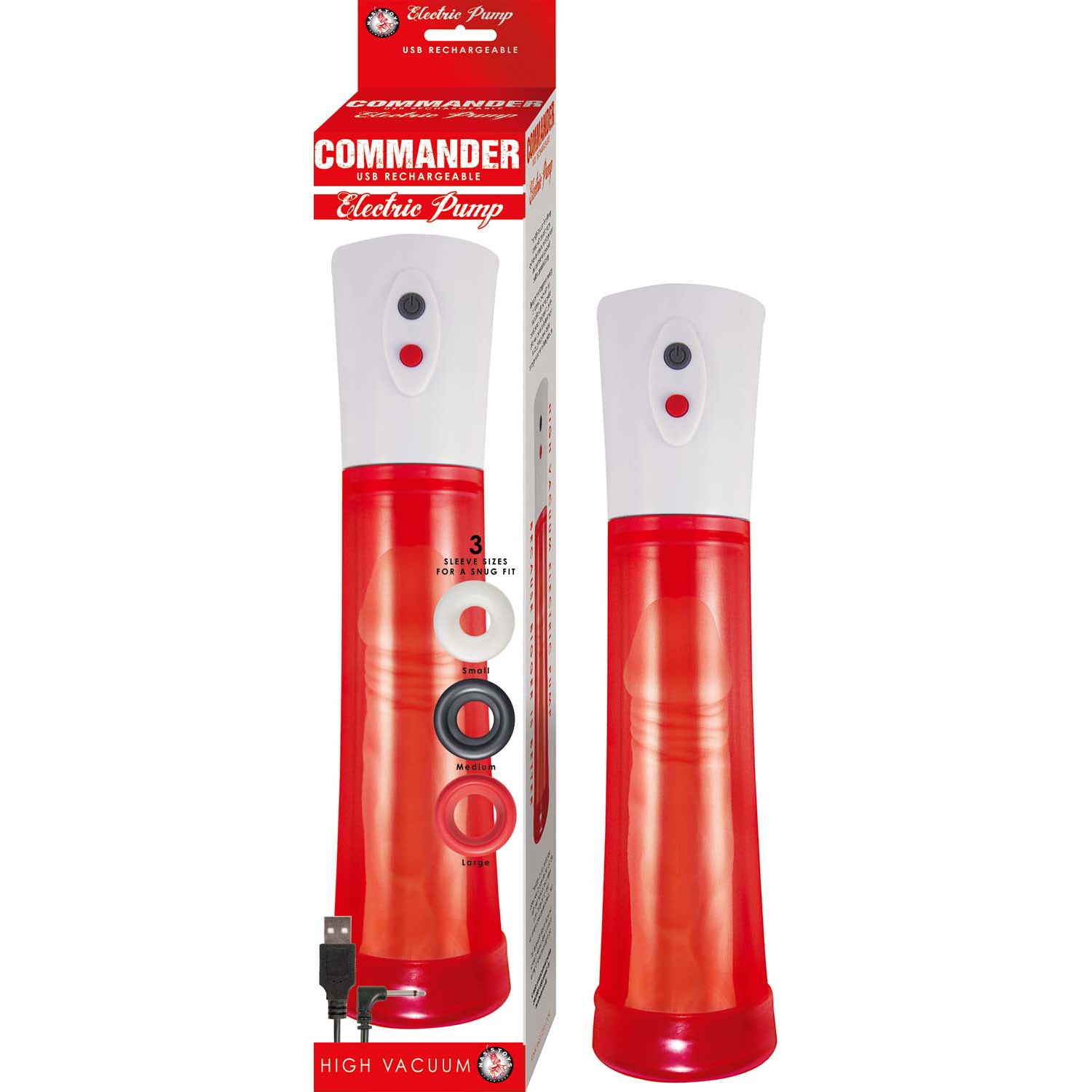 COMMANDER ELECTRIC PUMP-RED