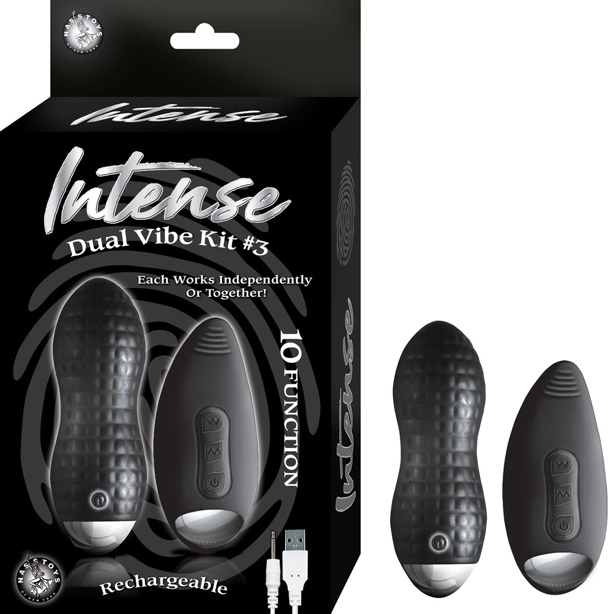 INTENSE DUAL VIBE KIT #3-BLACK