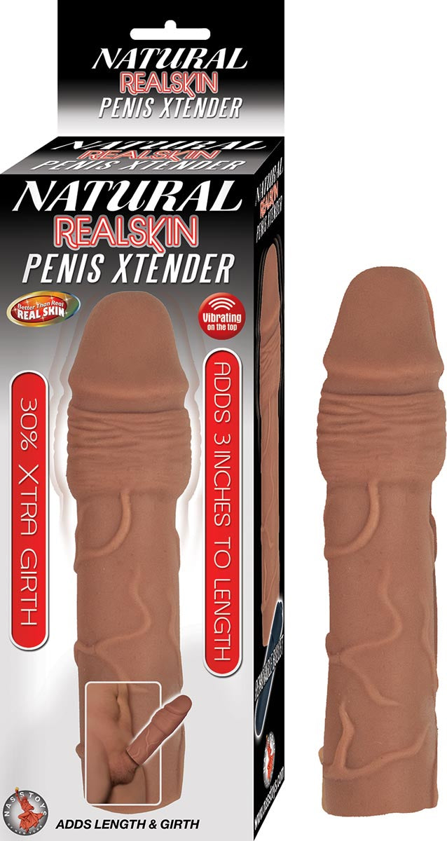 NATURAL REALSKIN PENIS XTENDER-BROWN
