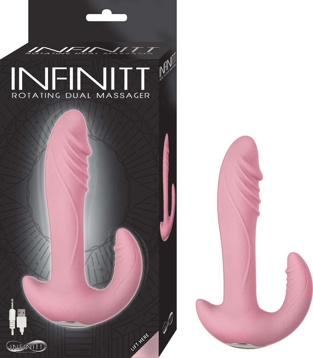 INFINITT ROTATING DUAL MASSAGER-PINK