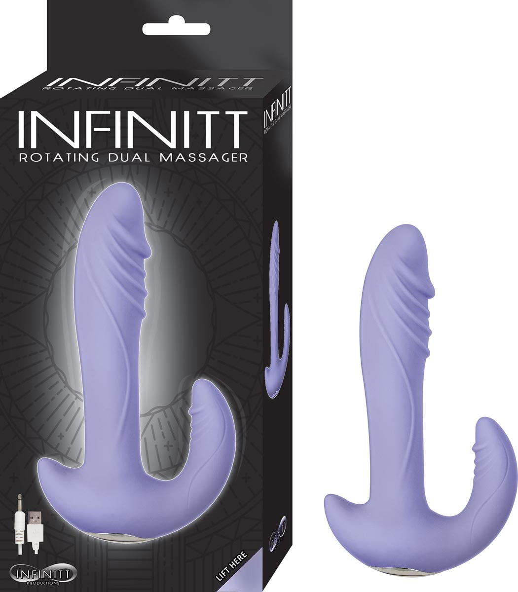 INFINITT ROTATING DUAL MASSAGER-LAVENDER