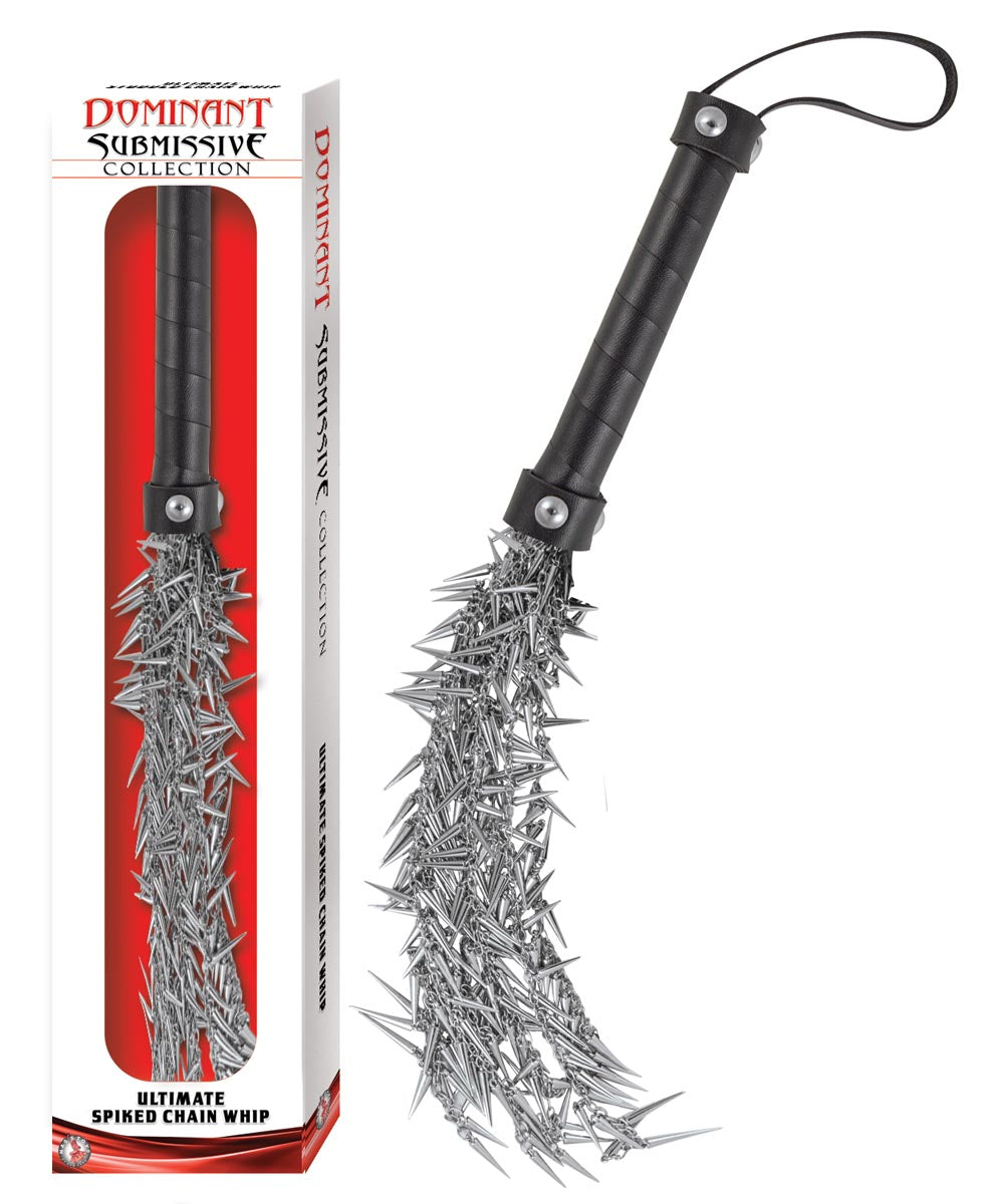 DOMINANT SUBMISSIVE ULTIMATE SPIKED CHAIN WHIP