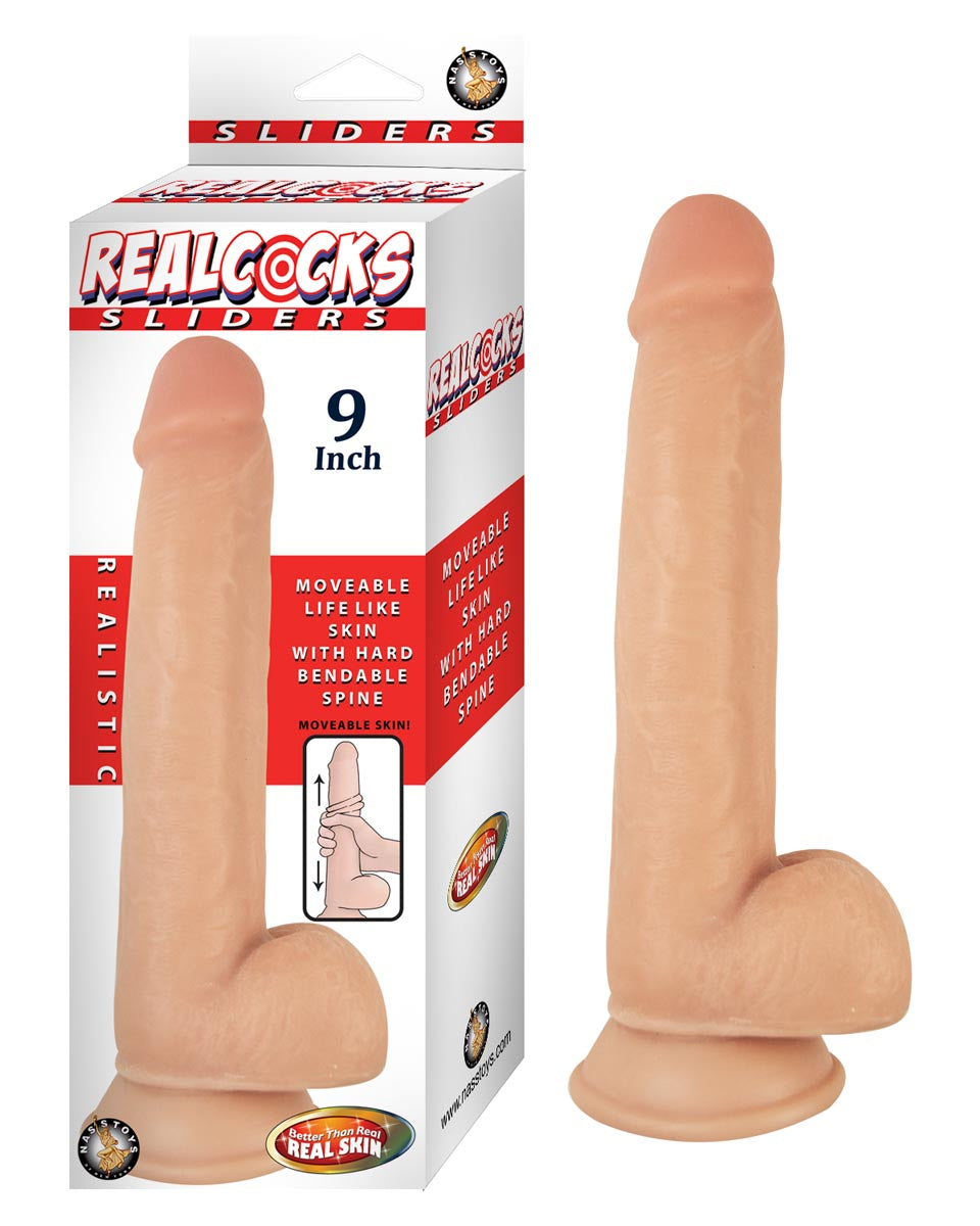 REALCOCKS SLIDERS 9"-WHITE
