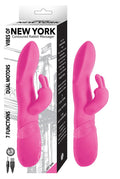 VIBES OF NEW YORK CONTOURED RABBIT MASSAGER-PINK
