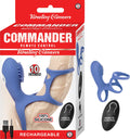 COMMANDER REMOTE CONTROL VIBRATING CLIMAXER-BLUE