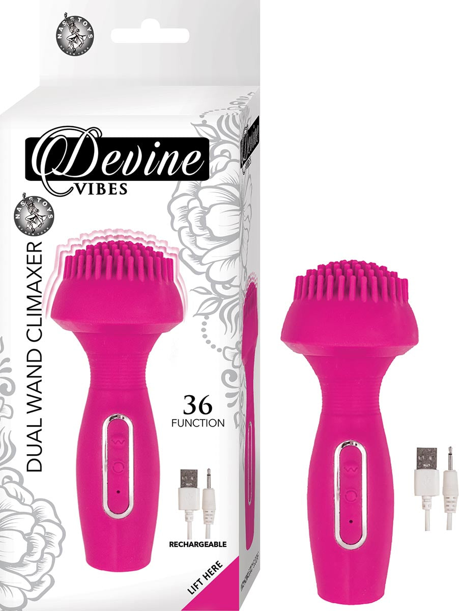 DEVINE VIBES DUAL WAND CLIMAXER-PINK