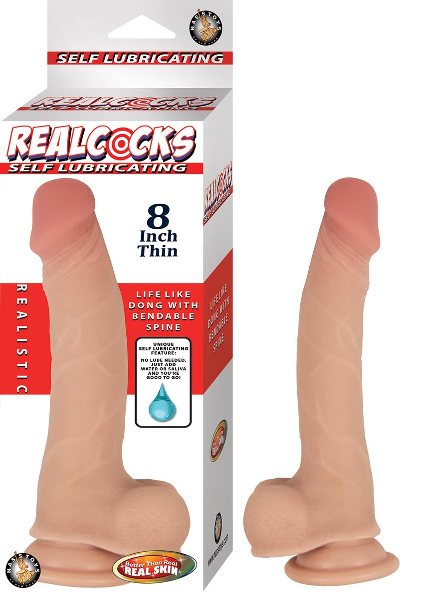 REALCOCKS SELF LUBRICATING 8"-WHITE