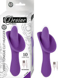 DEVINE VIBES VIBRO TONGUE CLIT HUGGER-PURPLE