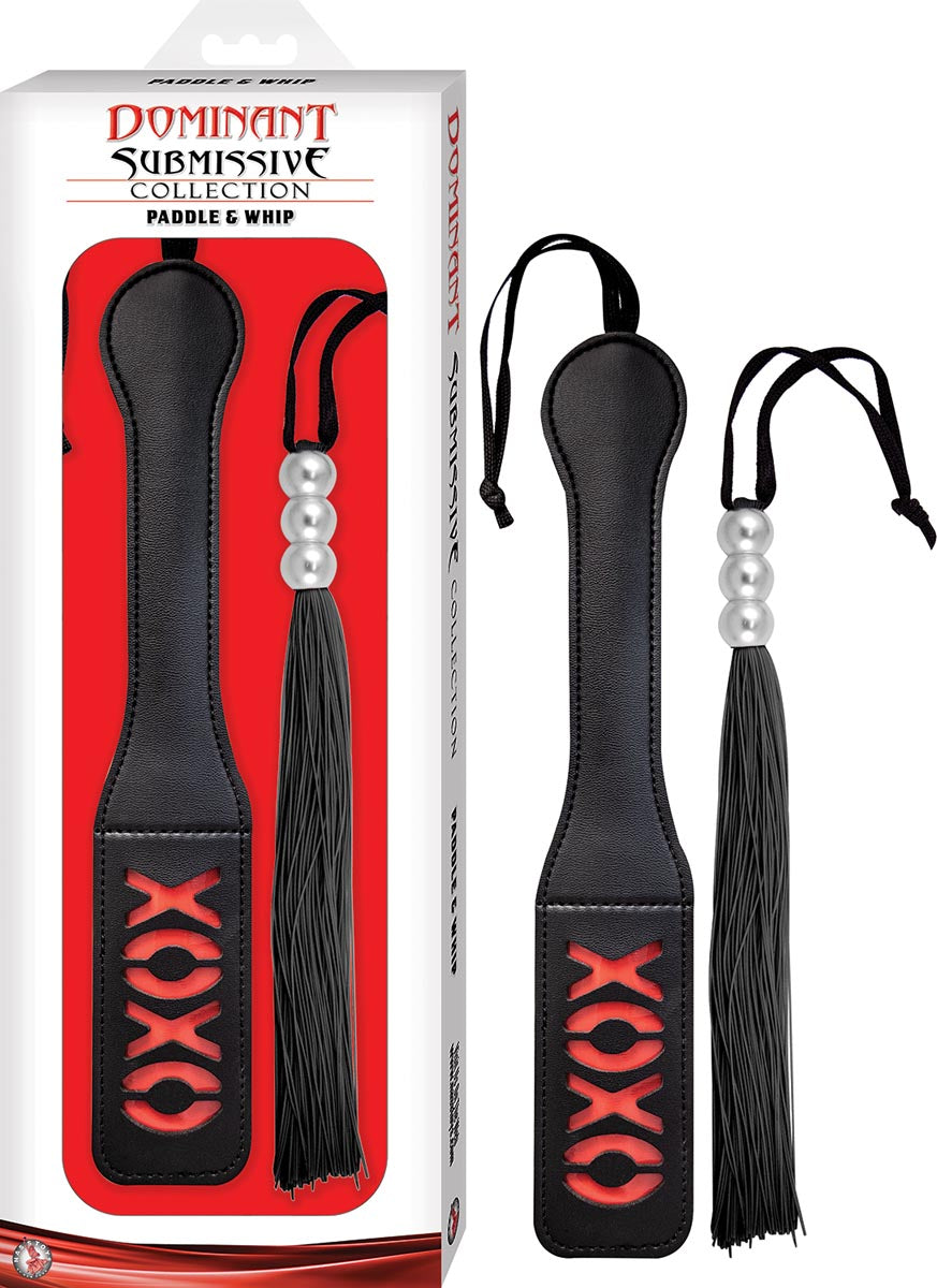 DOMINANT SUBMISSIVE COLLECTION PADDLE & WHIP