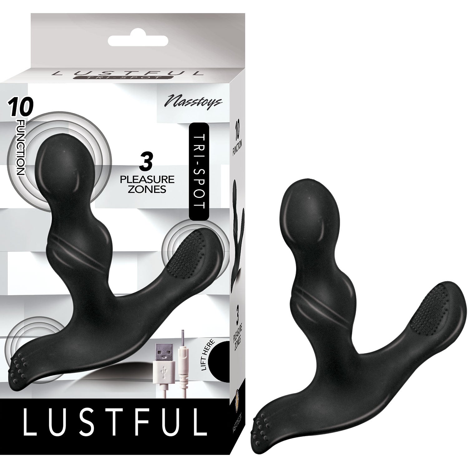 LUSTFUL TRI-SPOT-BLACK