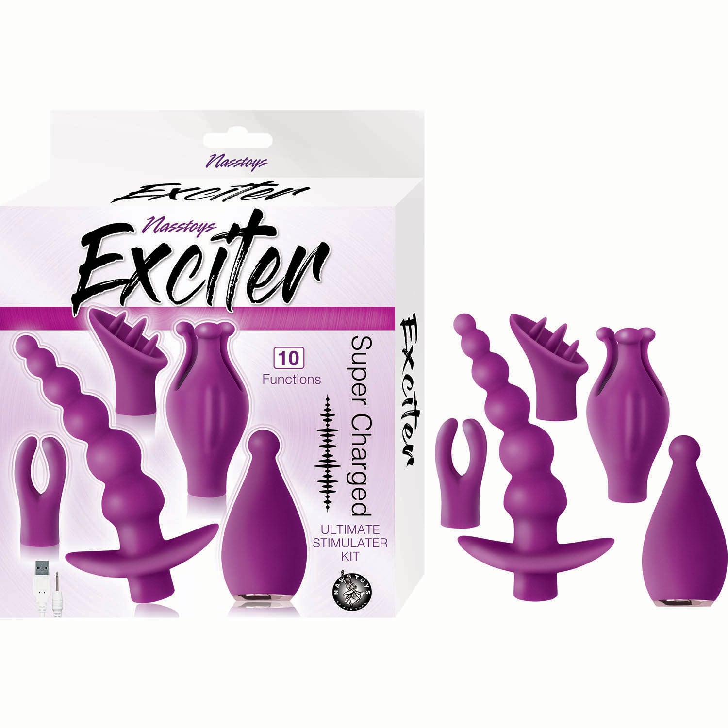 EXCITER SUPER CHARGED ULTIMATE STIMULATER KIT-PURPLE