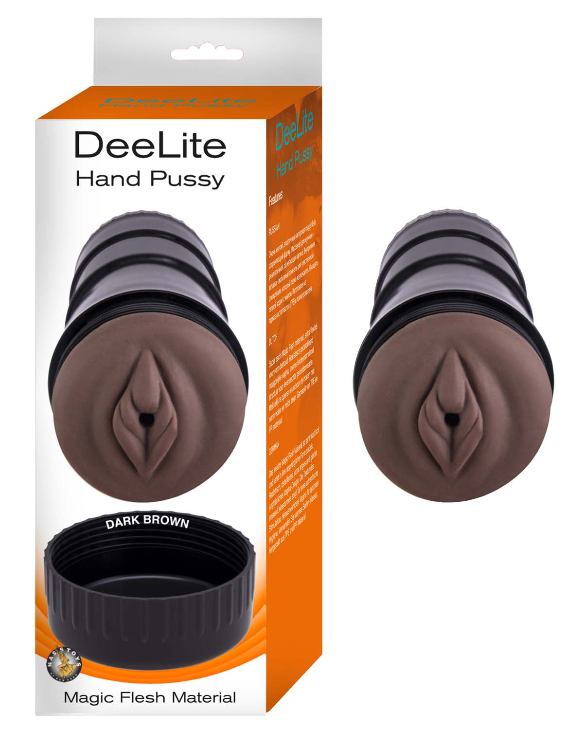 DEE LITE HAND PUSSY-DARK BROWN