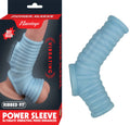 VIBRATING RIBBED SLEEVE-BLUE