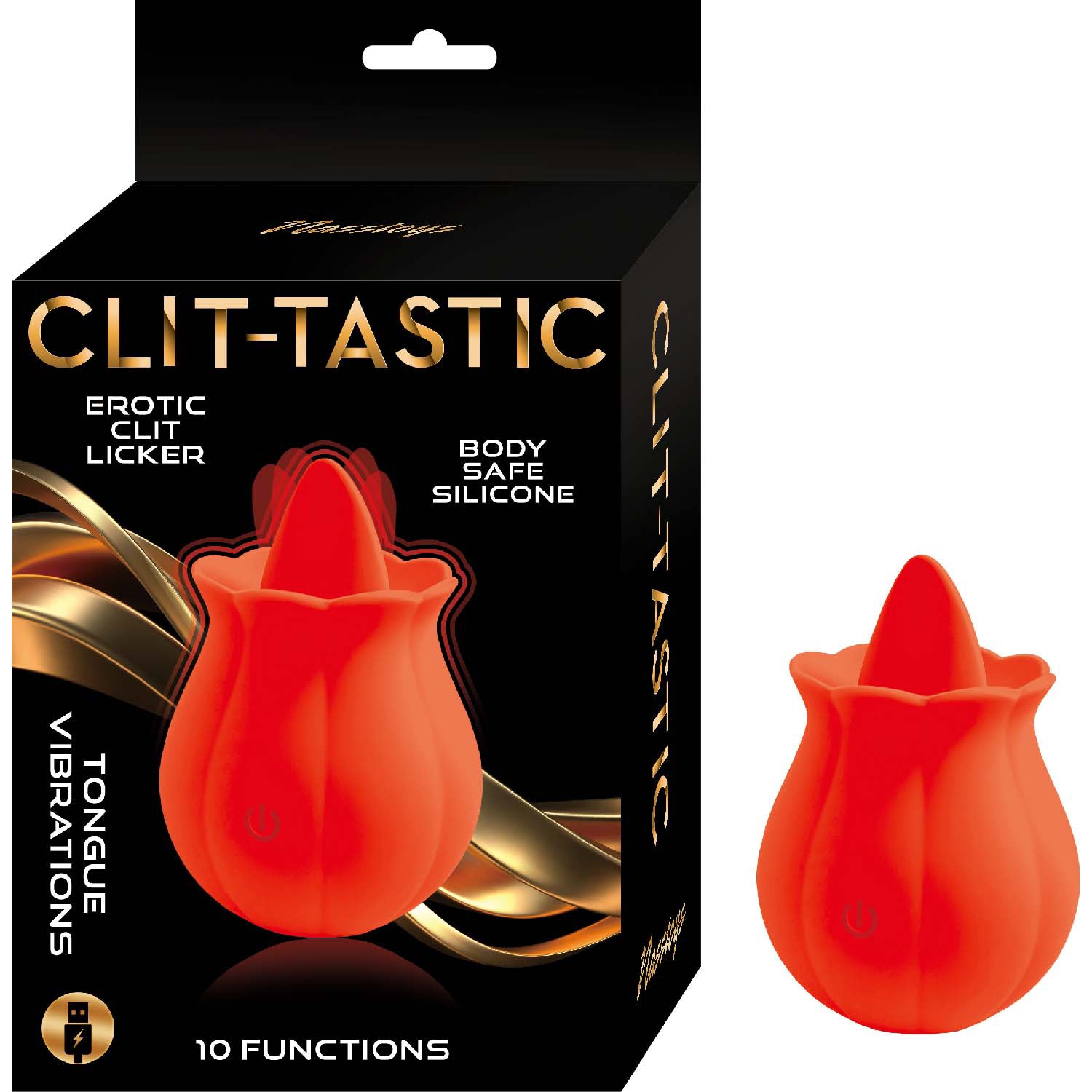 CLIT-TASTIC EROTIC CLIT LICKER-RED
