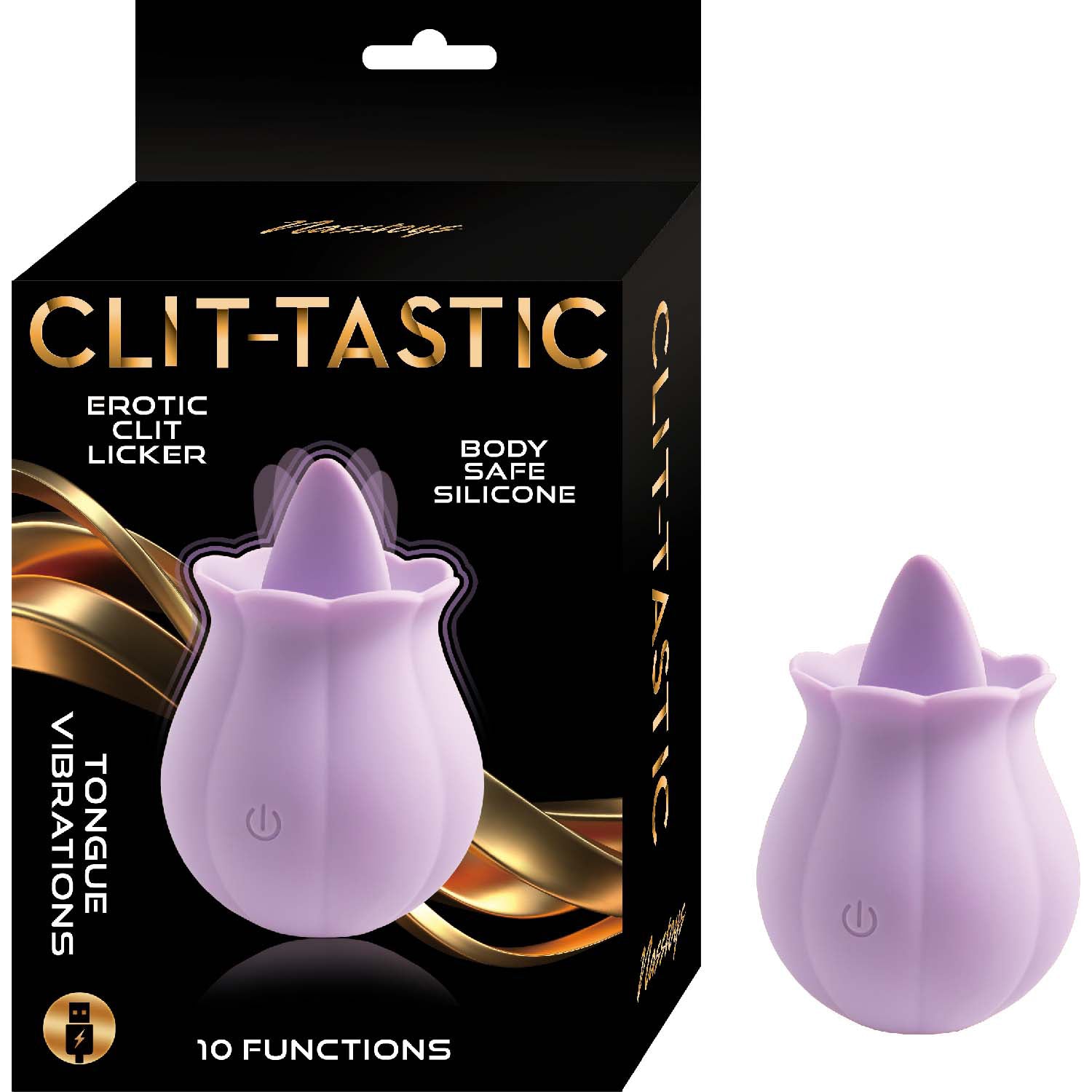 CLIT-TASTIC EROTIC CLIT LICKER-LAVENDER