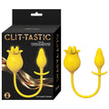 CLIT-TASTIC TULIP FINGER MASSAGER & PLEASURE PLUG-YELLOW