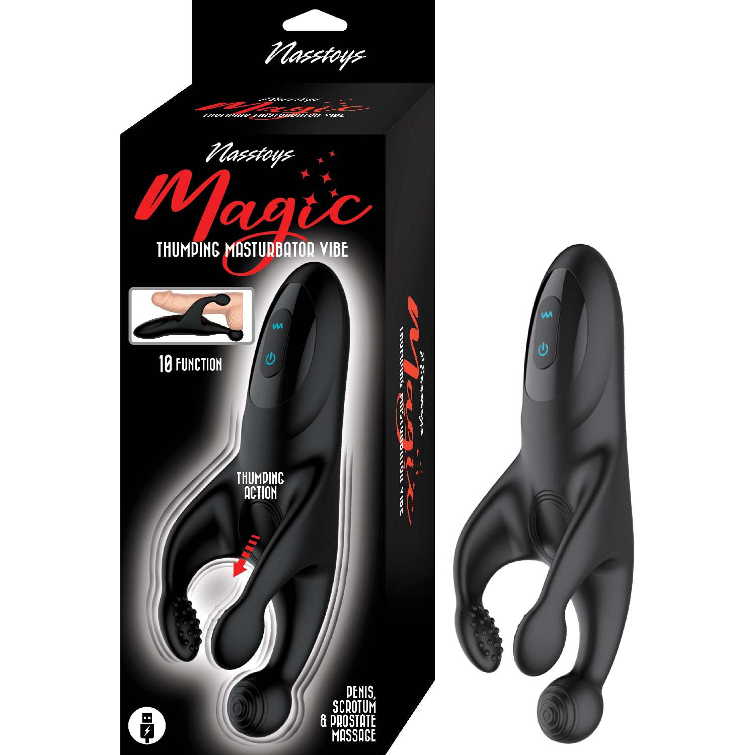 MAGIC THUMPING MASTURBATOR-BLACK