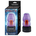 DELITE HEATED ROSE MASTURBATOR-PURPLE