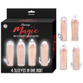 MAGIC SOFT & STRETCHY TICKLER SLEEVES-CLEAR