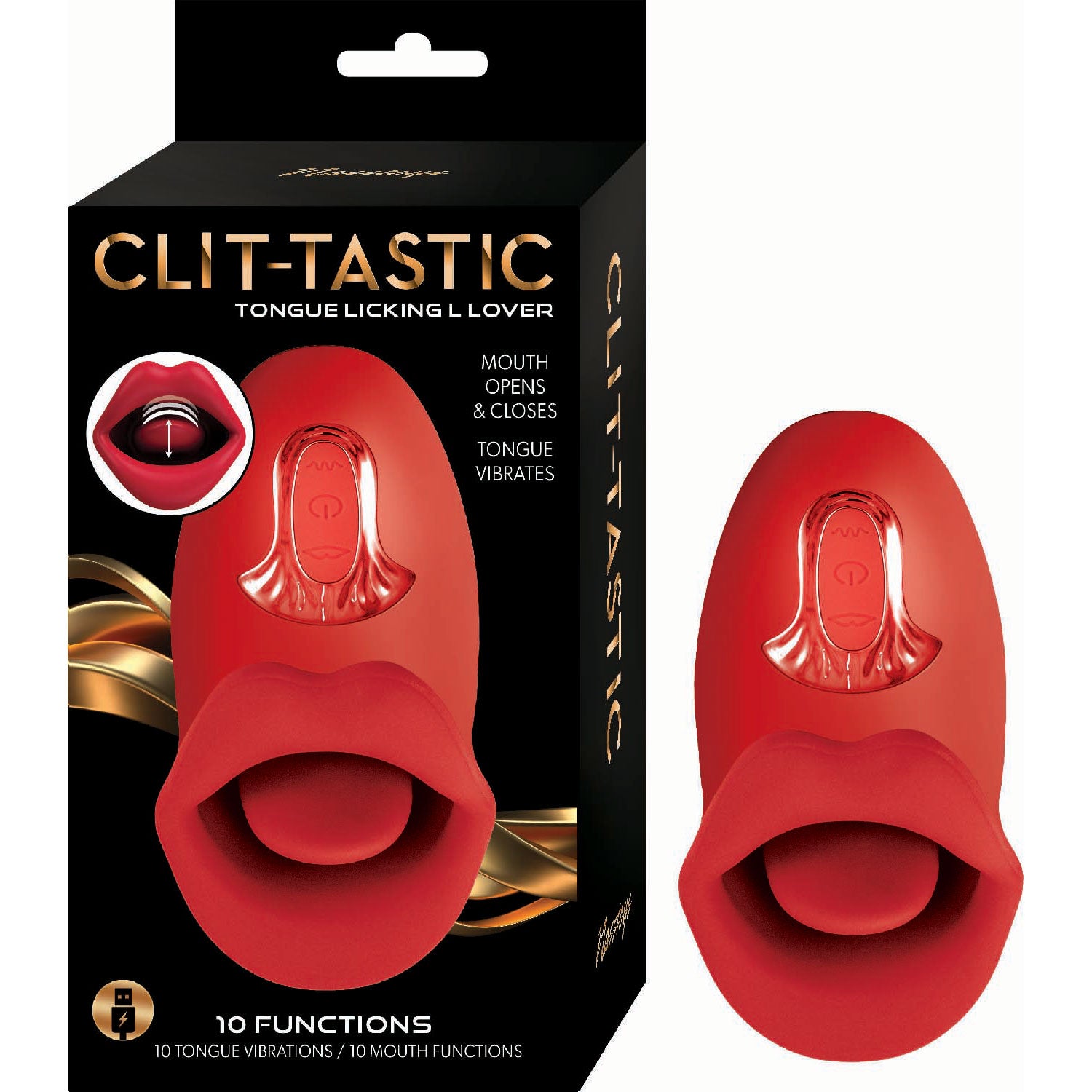 CLIT-TASTIC TONGUE LICKING LOVER-RED