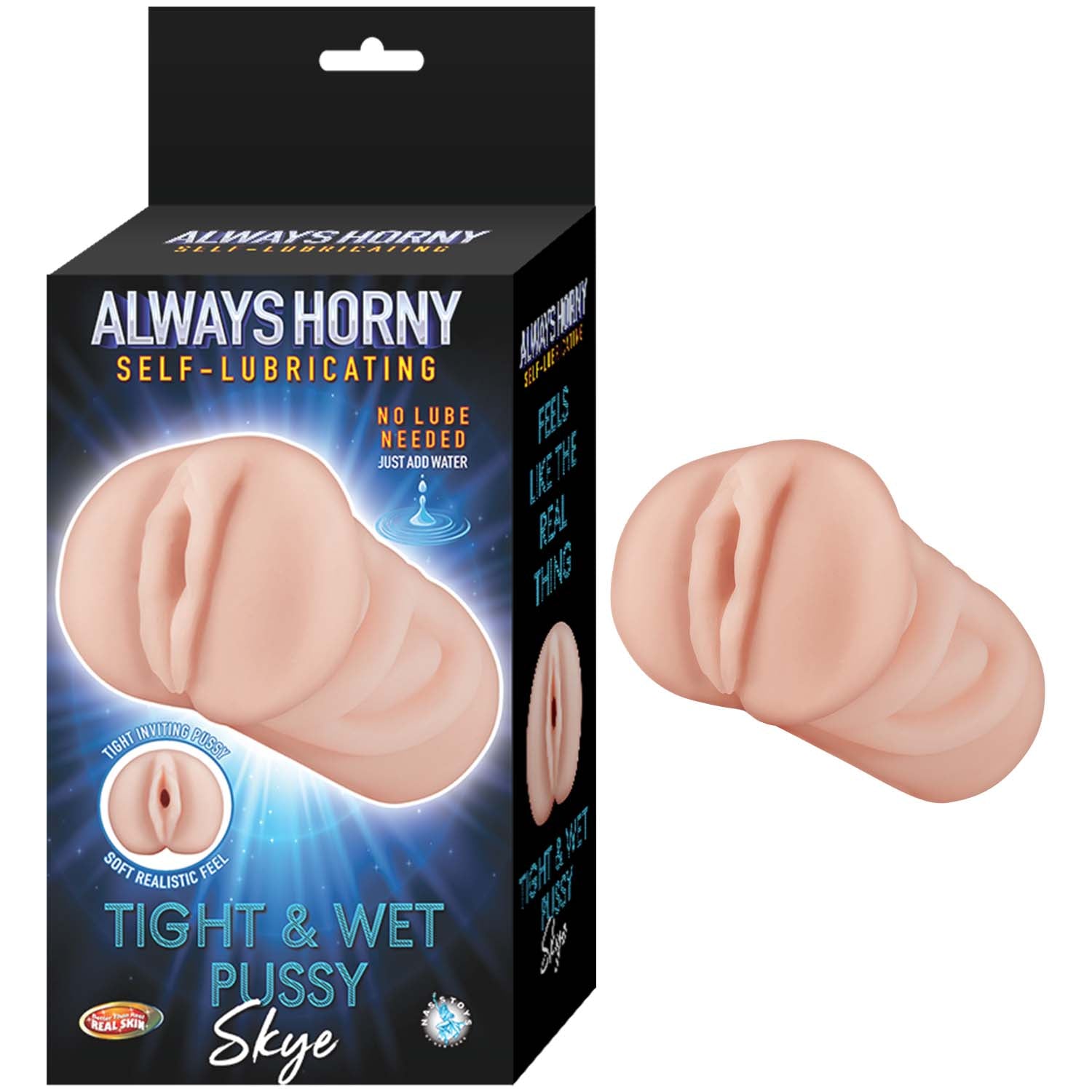 ALWAYS HORNY SELF-LUBRICATING MASTURBATOR SKYE-WHITE