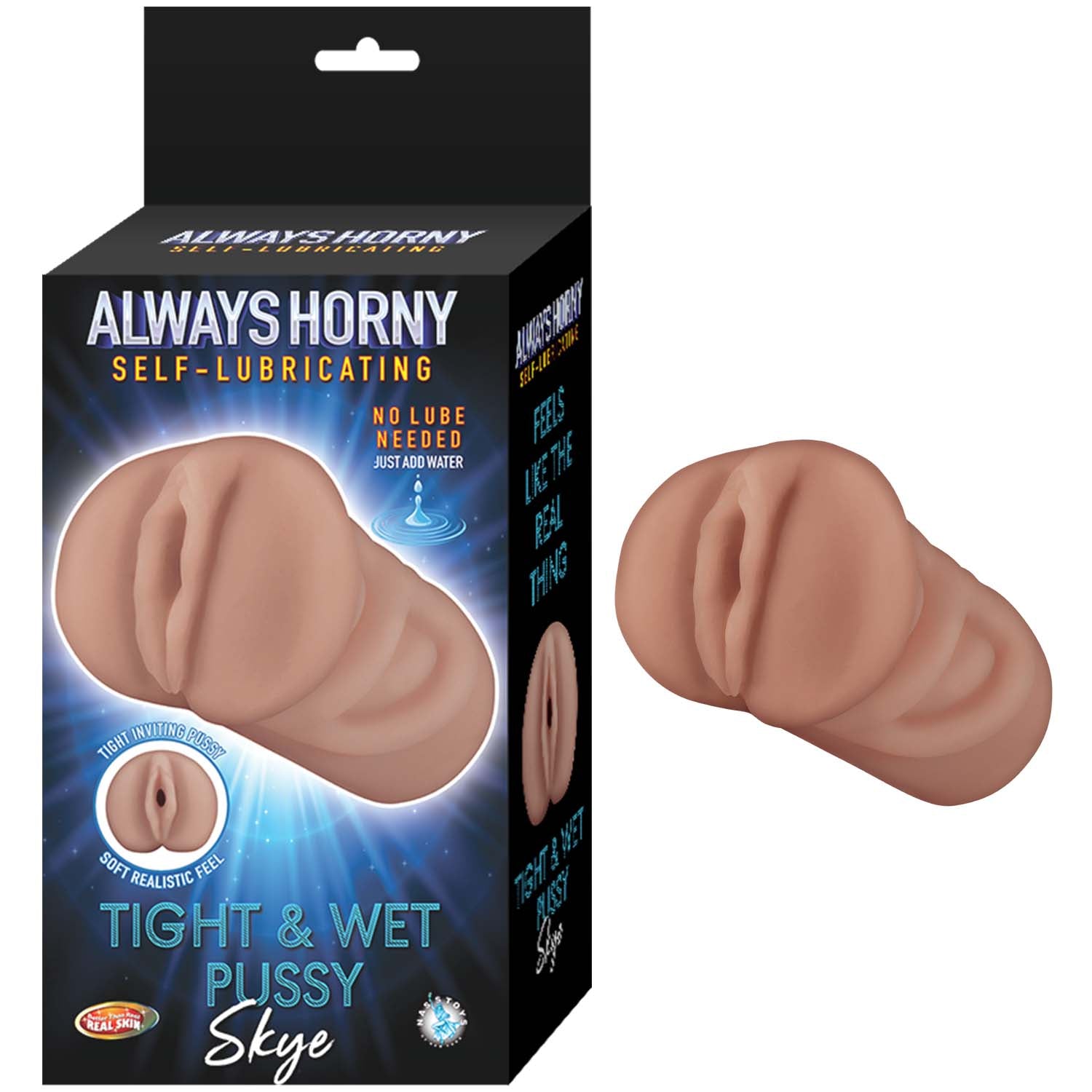 ALWAYS HORNY SELF-LUBRICATING MASTURBATOR SKYE-BROWN