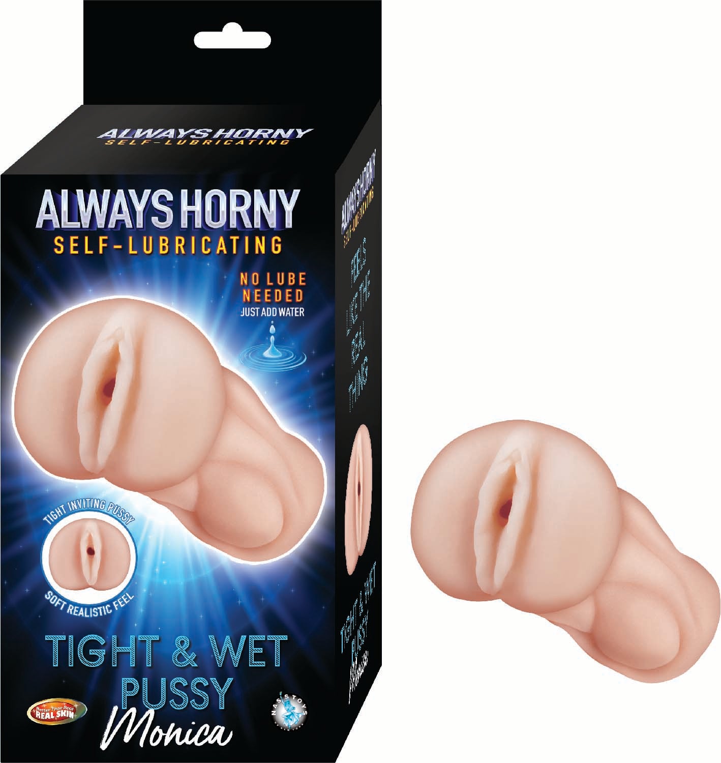ALWAYS HORNY SELF-LUBRICATING MASTURBATOR MONICA-WHITE