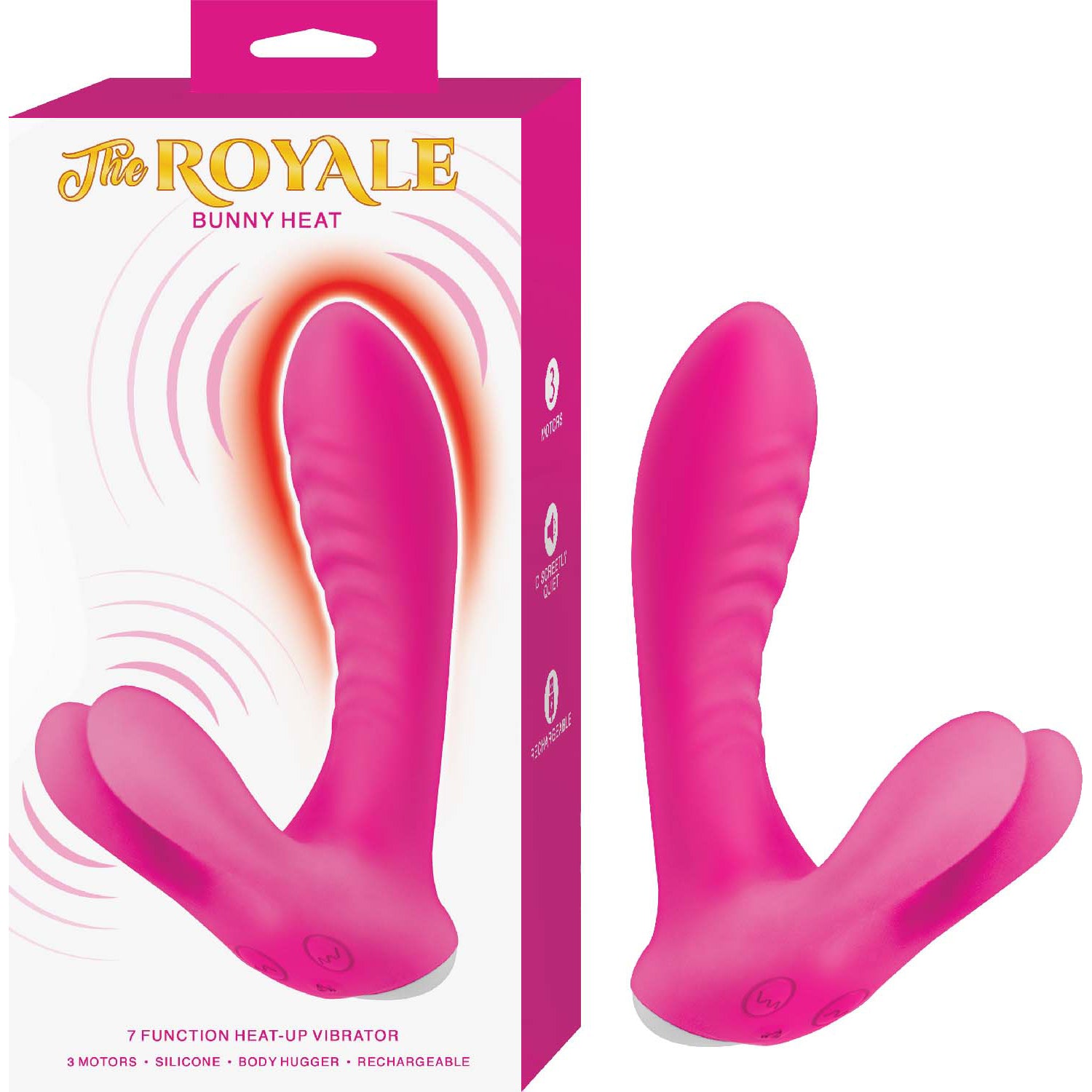 THE ROYALE BUNNY HEAT-PINK