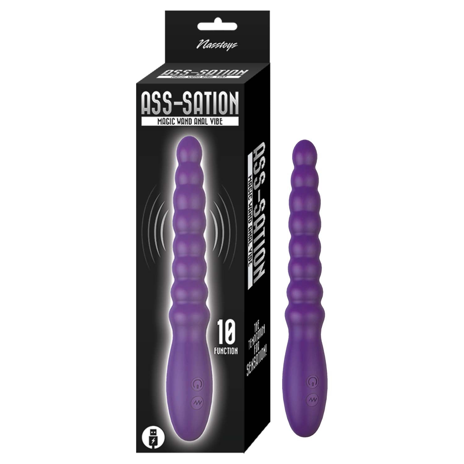ASS-SATION MAGIC WAND ANAL VIBE-PURPLE