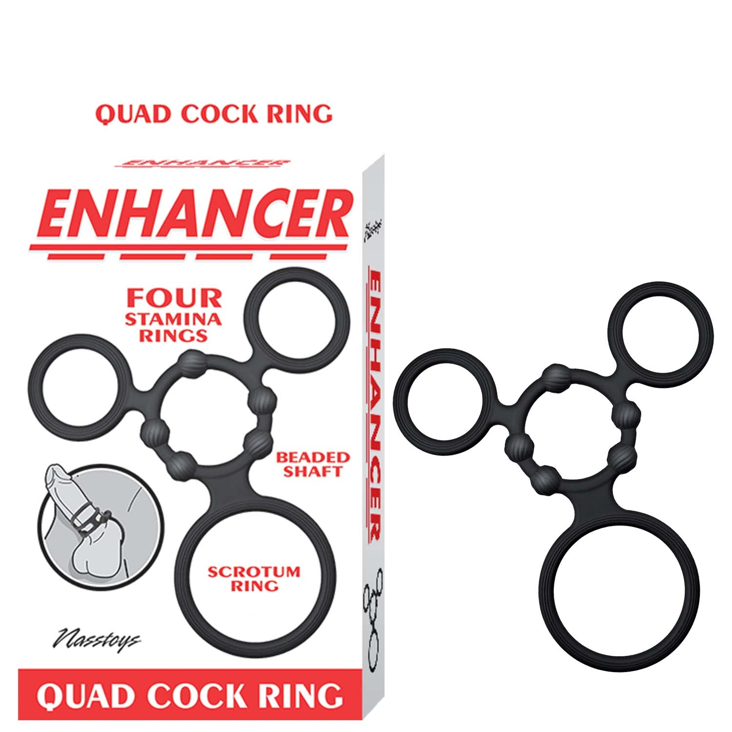 ENHANCER QUAD COCKRING-BLACK