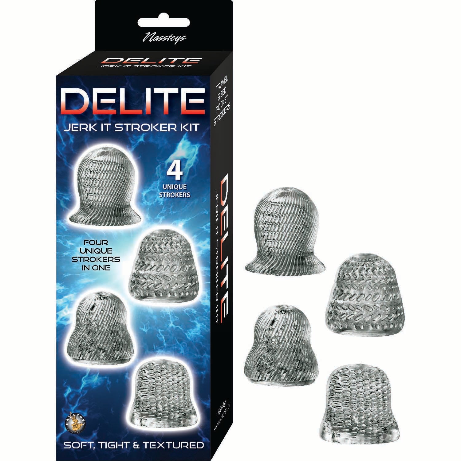 DELITE JERK IT STROKER KIT-SMOKE