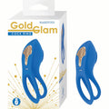 GOLD GLAM COCKRING-BLUE