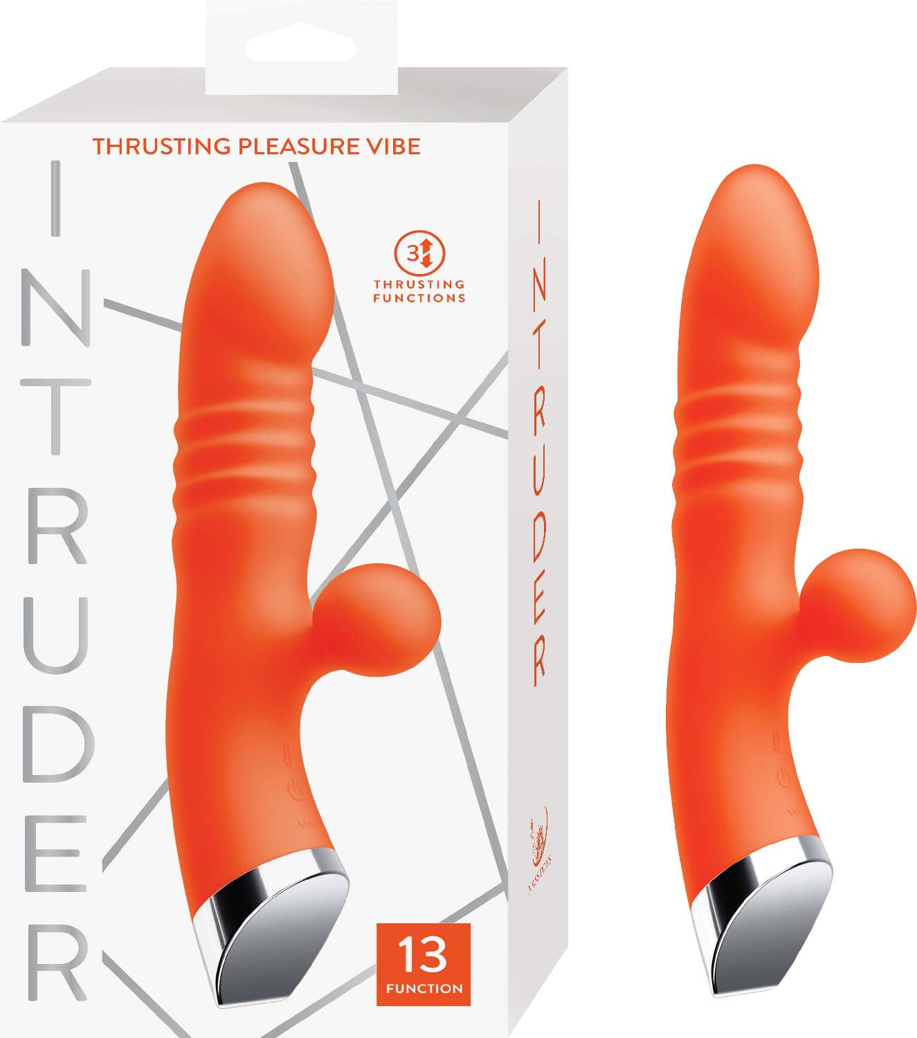 INTRUDER THRUSTING PLEASURE VIBE-TANGERINE