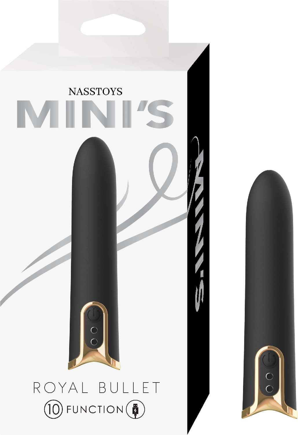 NASSTOYS MINI'S ROYAL BULLET-BLACK