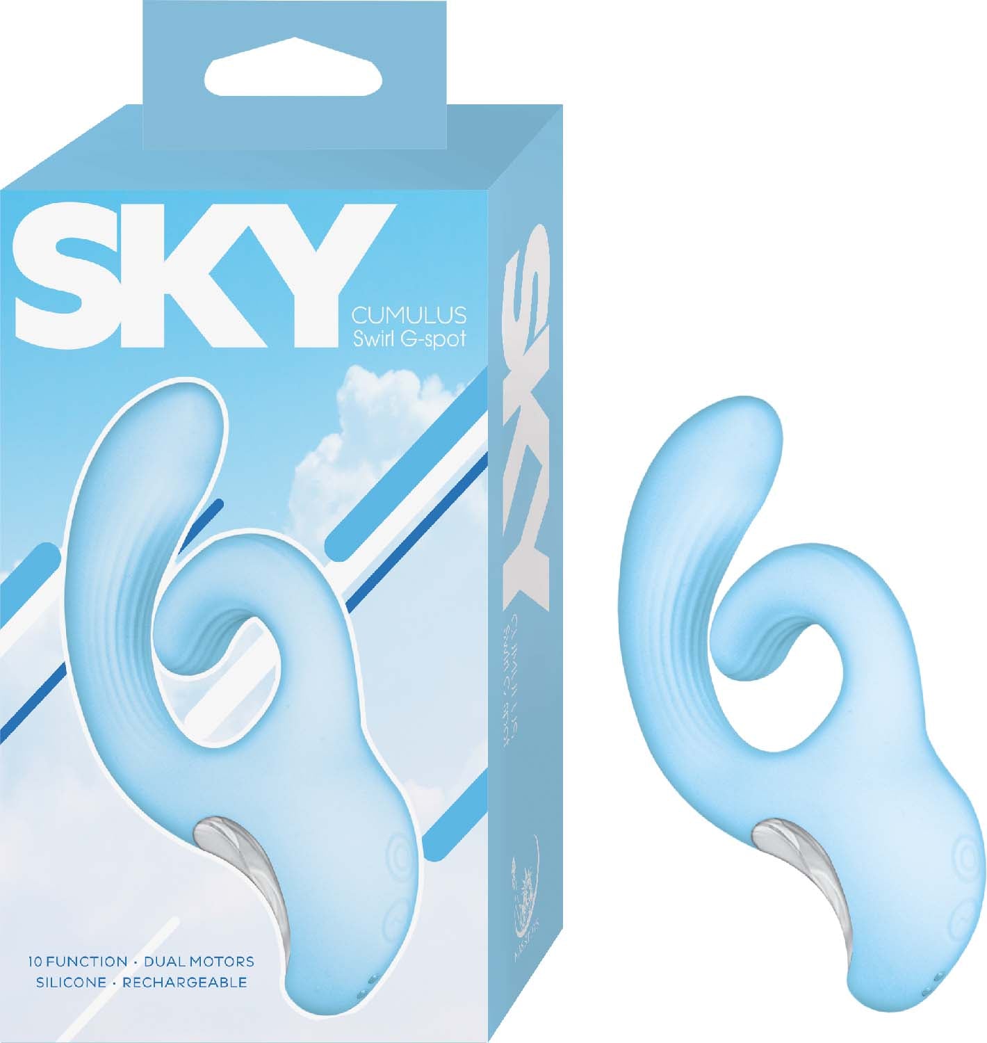SKY CUMULUS SWIRL G-SPOT-BLUE