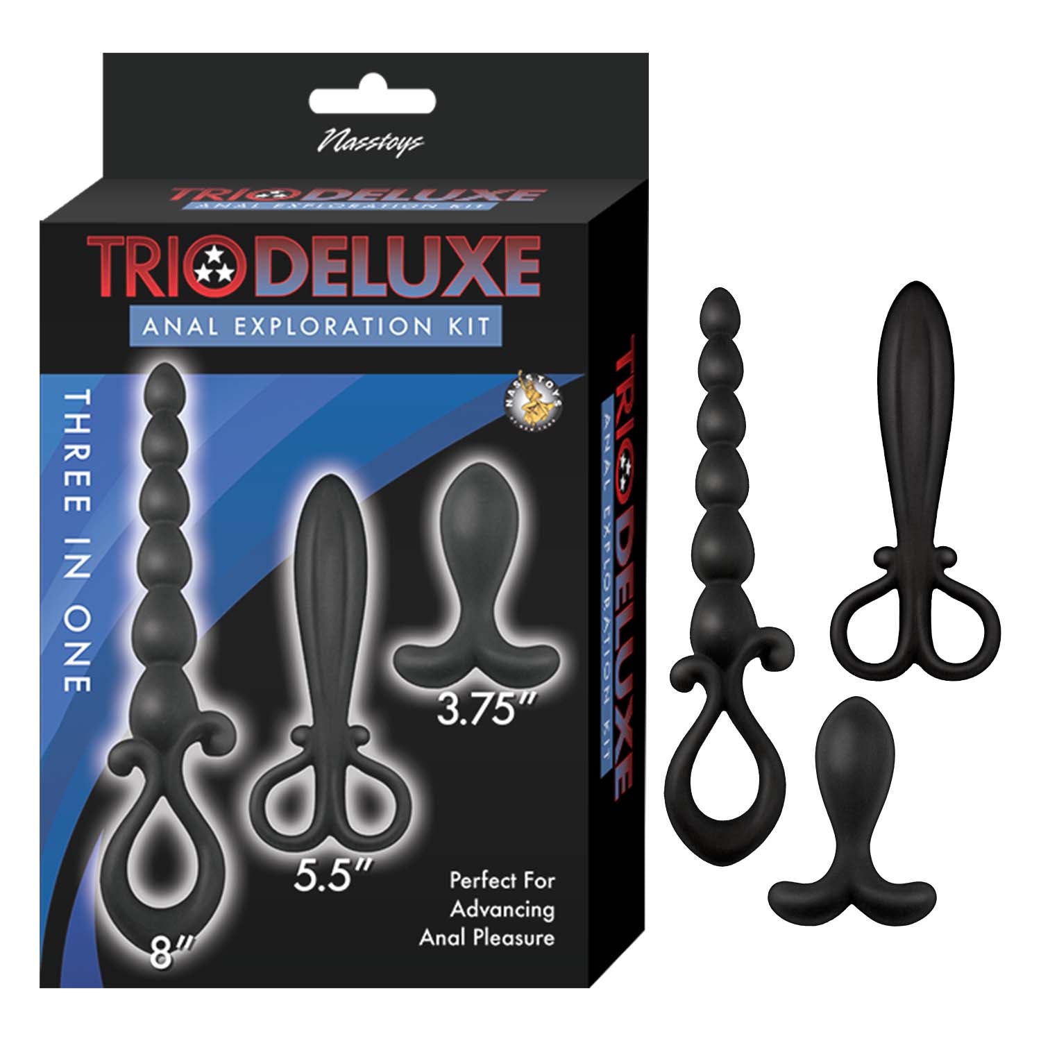 TRIO DELUXE ANAL EXPLORATION-BLACK