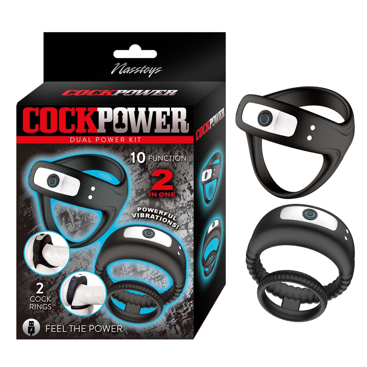 COCKPOWER DUAL POWER KIT-BLACK